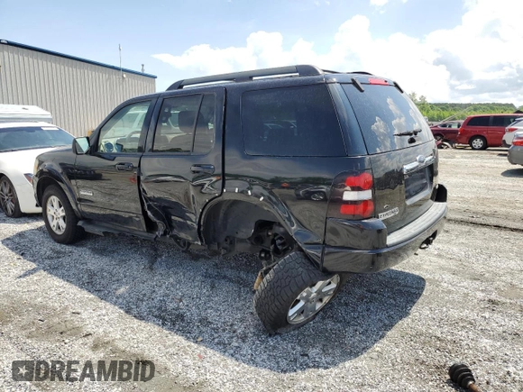 2007 Ford Explorer XLT with VIN 1FMEU63E27UA69789, listed as a Copart auction lot 54572795 with 203,686 mi miles and Salvage title. Bid and sale history available at DreamBid. Image 2.
