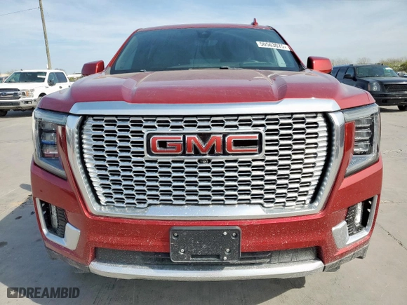 2021 GMC Yukon XL Denali with VIN 1GKS2JKL8MR201361, listed as a Copart auction lot 50563075 with 0 mi miles and Salvage Title. Bid and sale history available at carsss.com. Image 5.