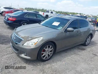 2010 Infiniti G37 Sedan x with VIN JN1CV6AR5AM452120, listed as a IAAI auction lot 42085568 with 120,985 mi miles. Bid and sale history available at carsss.com. Image 2.