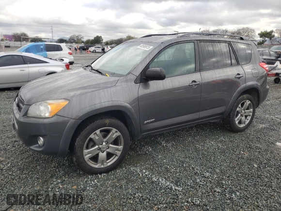 2010 Toyota RAV4 Sport with VIN 2T3WK4DV5AW007802, listed as a Copart auction lot 48598975 with 178,619 mi miles and Salvage Title. Bid and sale history available at carsss.com. Image 1.