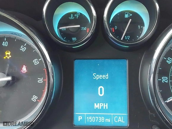2016 Buick Verano Leather Group with VIN 1G4PS5SK4G4113761, listed as a IAAI auction lot 41535829 with 150738 miles. Bid and sale history available at carsss.com. Image 7.