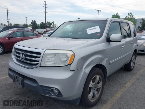 2015 Honda Pilot EX-L with VIN 5FNYF3H68FB001256, listed as a IAAI auction lot 42028966 with 277,927 mi miles and . Bid and sale history available at carsss.com. Image 6.