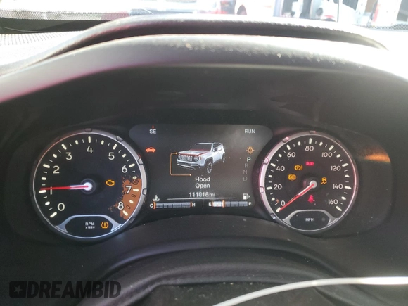 2018 Jeep Renegade Trailhawk with VIN ZACCJBCB5JPH08761, listed as a Copart auction lot 42610205 with 111,018 mi miles and Salvage Title. Bid and sale history available at carsss.com. Image 9.