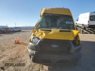 2023 Ford Transit Cargo with VIN 1FTBR1X89PKA25414, listed as a Copart auction lot 46476085 with 61,328 mi miles and Salvage title. Bid and sale history available at DreamBid. Image 5.
