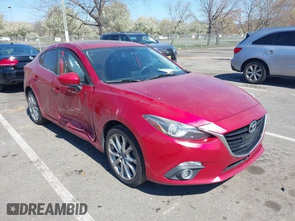 2014 Mazda 3 S Grand Touring with VIN JM1BM1W32E1107542, listed as a IAAI auction lot 42070484 with 132,395 mi miles and . Bid and sale history available at DreamBid. Image 1.