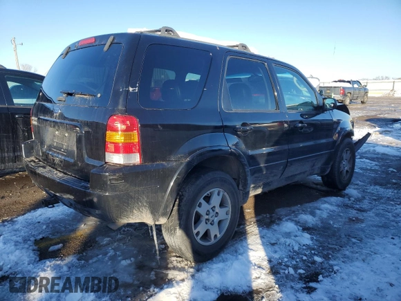 2004 Ford Escape Limited with VIN 1FMCU94184KA51163, listed as a Copart auction lot 88150795 with 217,158 mi miles and Salvage Title. Bid and sale history available at carsss.com. Image 3.