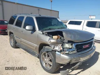2003 GMC Yukon SLT with VIN 1GKEC13Z93R238513, listed as a IAAI auction lot 41762182 with 1 mi miles. Bid and sale history available at carsss.com. Image 1.