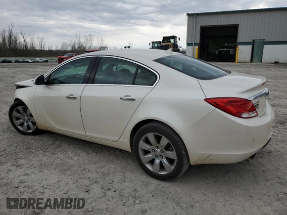 2013 Buick Regal Turbo Premium 1 with VIN 2G4GS5EV4D9176101, listed as a Copart auction lot 53747315 with 0 mi miles and Salvage Title. Bid and sale history available at carsss.com. Image 2.