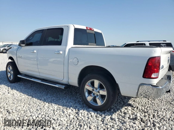 2018 Ram 1500 Big Horn z VIN 3C6RR7LG8JG198247, wystawiony jako Copart lot #81331344 z przebiegiem 108 129 mil mil oraz Szkoda całkowita • Salvage title. Historia ofert i sprzedaży dostępna na DreamBid. Obrazek 2.