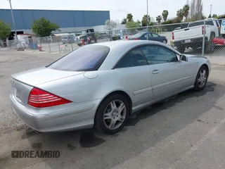 2003 Mercedes-Benz CL 5.0L with VIN WDBPJ75J23A033309, listed as a IAAI auction lot 41980289 with 174,484 mi miles. Bid and sale history available at carsss.com. Image 4.