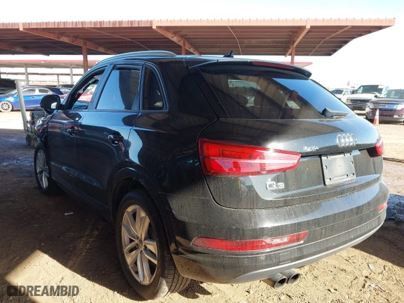 2018 Audi Q3 Premium with VIN WA1BCCFS5JR007740, listed as a IAAI auction lot 41763415 with 73,934 mi miles. Bid and sale history available at carsss.com. Image 3.