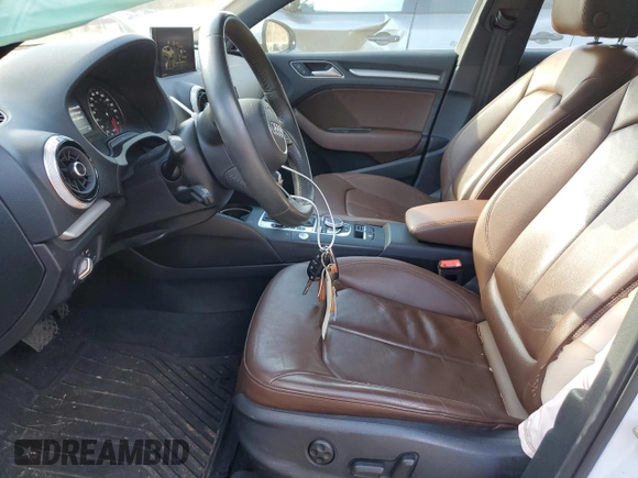 2018 Audi A3 Sedan Premium with VIN WAUB8GFF5J1040976, listed as a Copart auction lot 47027244 with 55,097 mi miles. Bid and sale history available at carsss.com. Image 7.