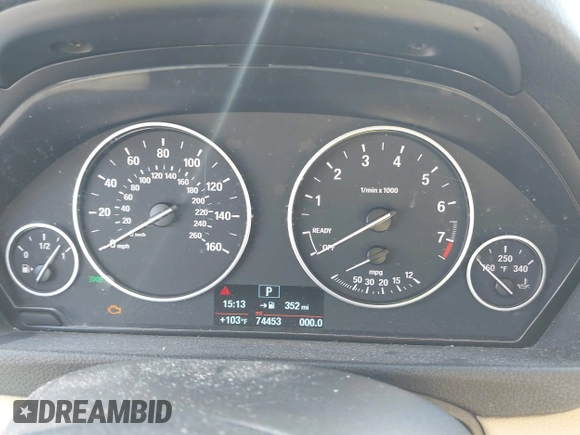 2018 BMW 3 Series 320i with VIN WBA8A9C52JK622825, listed as a IAAI auction lot 42285685 with 74,453 mi miles and . Bid and sale history available at DreamBid. Image 7.