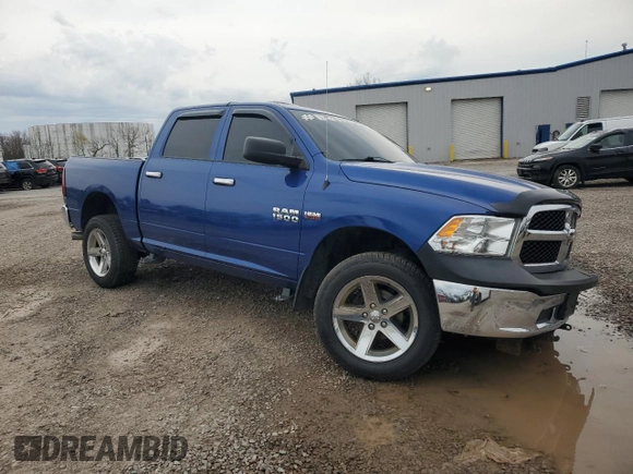 2017 Ram 1500 Express with VIN 3C6RR7KT1HG648989, listed as a Copart auction lot 52937025 with 141,218 mi miles and Salvage title. Bid and sale history available at DreamBid. Image 4.