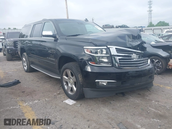 2018 Chevrolet Suburban Premier with VIN 1GNSCJKC9JR100504, listed as a IAAI auction lot 42276280 with 153,916 mi miles and . Bid and sale history available at DreamBid. Image 1.