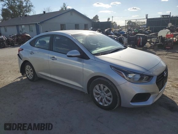 2018 Hyundai Accent SEL with VIN 3KPC24A3XJE029067, listed as a Copart auction lot 76075544 with 85,705 mi miles and Salvage Title. Bid and sale history available at carsss.com. Image 4.