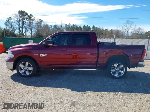2019 Ram 1500 Classic Lone Star with VIN 1C6RR6LT1KS622370, listed as a IAAI auction lot 41737920 with 95,845 mi miles. Bid and sale history available at carsss.com. Image 14.