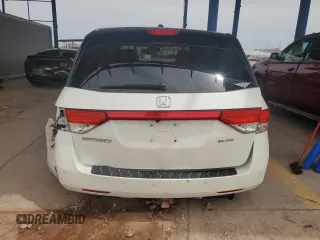 2017 Honda Odyssey Touring with VIN 5FNRL5H94HB007979, listed as a Copart auction lot 56755435 with 125,821 mi miles and Salvage title. Bid and sale history available at DreamBid. Image 6.