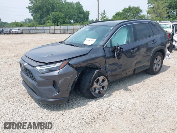 2022 Toyota RAV4 XLE with VIN 2T3W1RFV1NW188402, listed as a IAAI auction lot 42487520 with 75,900 mi miles and . Bid and sale history available at DreamBid. Image 2.
