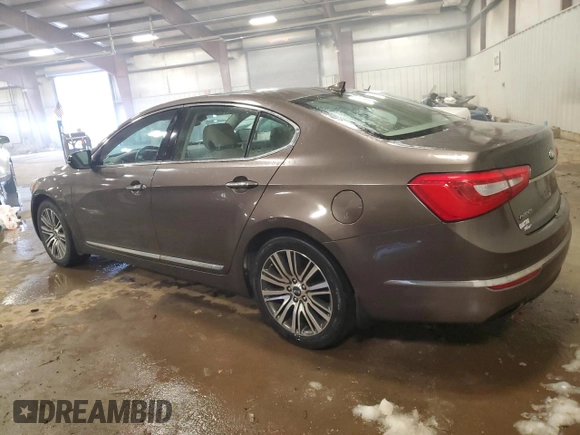 2014 Kia Cadenza Premium with VIN KNALN4D74E5137964, listed as a Copart auction lot 87814495 with 112,442 mi miles and Clean Title. Bid and sale history available at carsss.com. Image 2.