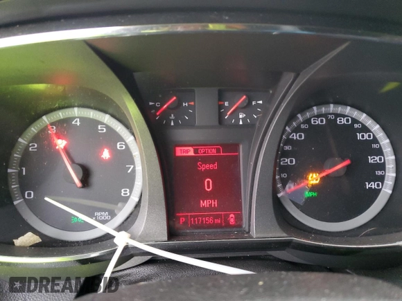 2016 GMC Terrain SLE with VIN 2GKALMEK2G6137220, listed as a Copart auction lot 47583625 with 117,156 mi miles and Salvage Title. Bid and sale history available at carsss.com. Image 9.