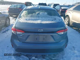 2021 Toyota Corolla LE with VIN JTDEPMAE9MJ189752, listed as a IAAI auction lot 41307050 with 27,180 mi miles. Bid and sale history available at carsss.com. Image 16.