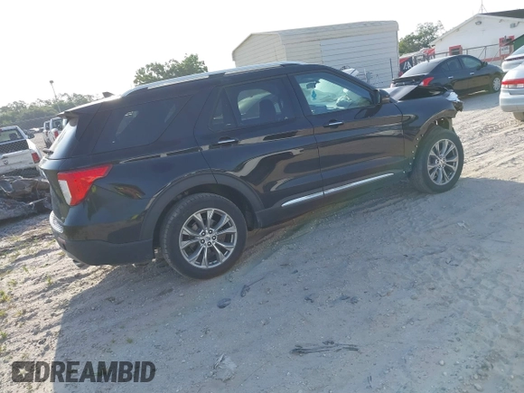 2021 Ford Explorer Limited with VIN 1FMSK8FH8MGA86052, listed as a IAAI auction lot 41859132 with 78,259 mi miles. Bid and sale history available at carsss.com. Image 4.