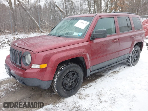 2015 Jeep Patriot Sport with VIN 1C4NJPBA4FD313006, listed as a IAAI auction lot 41536772 with 148,914 mi miles. Bid and sale history available at carsss.com. Image 2.