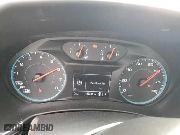2018 Chevrolet Equinox LT with VIN 2GNAXSEV1J6258849, listed as a Copart auction lot 50948665 with 106,438 mi miles and Salvage Title. Bid and sale history available at carsss.com. Image 9.