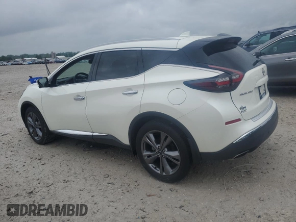 2023 Nissan Murano Platinum z VIN 5N1AZ2DS6PC107656, wystawiony jako Copart lot #59289615 z przebiegiem 26 191 mil mil oraz Czysty tytuł • Clean title. Historia ofert i sprzedaży dostępna na DreamBid. Obrazek 2.