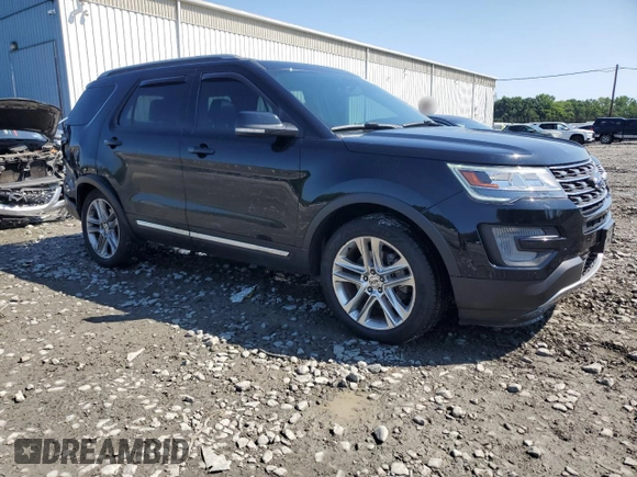 2017 Ford Explorer XLT with VIN 1FM5K8D82HGC17014, listed as a Copart auction lot 60517145 with 110,254 mi miles and Salvage title. Bid and sale history available at DreamBid. Image 4.