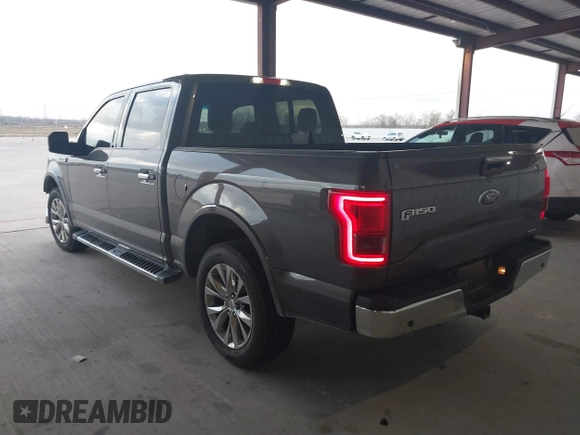 2015 Ford F-150 XL with VIN 1FTEW1CF1FKD55749, listed as a IAAI auction lot 41242324 with 164,415 mi miles. Bid and sale history available at carsss.com. Image 3.
