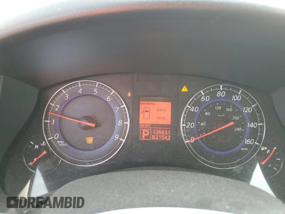 2010 Infiniti EX Journey with VIN JN1AJ0HR2AM754101, listed as a Copart auction lot 74252434 with 126,631 mi miles and Salvage Title. Bid and sale history available at DreamBid. Image 9.