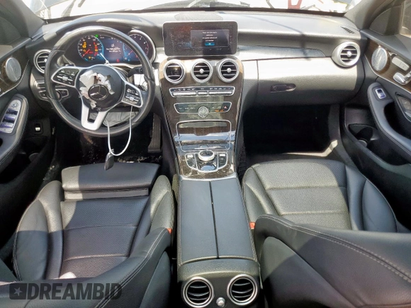 2021 Mercedes-Benz C 300 with VIN W1KWF8EB5MR643470, listed as a Copart auction lot 62184825 with 45,051 mi miles and Salvage title. Bid and sale history available at DreamBid. Image 8.