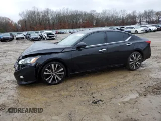 2019 Nissan Altima 2.5 Platinum with VIN 1N4BL4FV7KC100193, listed as a Copart auction lot 86363814 with 67,857 mi miles and Salvage Title. Bid and sale history available at carsss.com. Image 1.