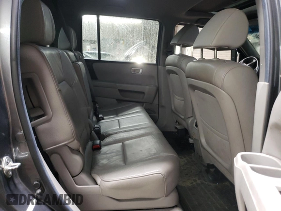 2012 Honda Pilot EX-L with VIN 5FNYF4H59CB017572, listed as a Copart auction lot 51532555 with 127,720 mi miles and Salvage Title. Bid and sale history available at DreamBid. Image 10.