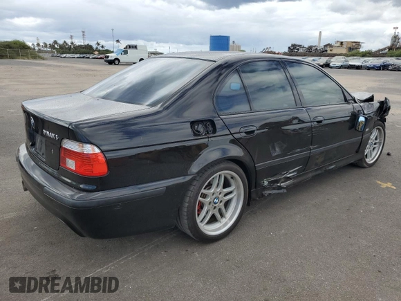 2003 BMW 5 Series 540i with VIN WBADN53473GF71558, listed as a Copart auction lot 73231584 with 153,289 mi miles and Salvage Title. Bid and sale history available at carsss.com. Image 3.