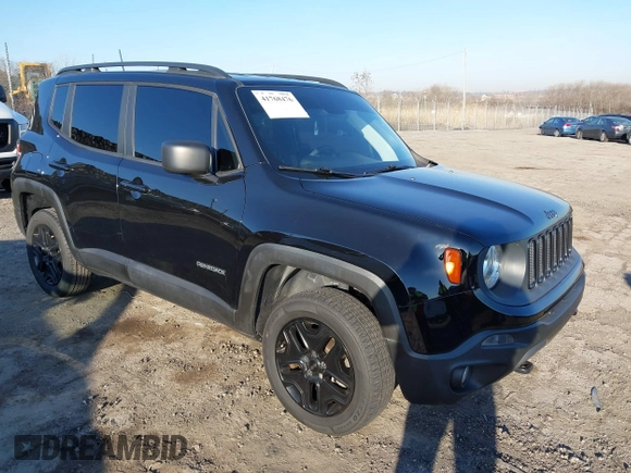 2018 Jeep Renegade Sport с VIN ZACCJBAB8JPH72828, выставлен на аукционе IAAI как лот 41768476 с пробегом 59 405 миль миль и . История ставок и продаж доступна на DreamBid. Изображение 1.