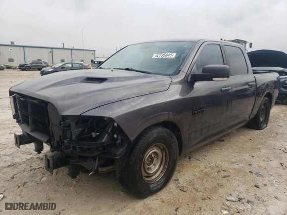 2018 Ram 1500 Rebel with VIN 1C6RR7YT6JS107717, listed as a Copart auction lot 42795845 with 120,268 mi miles and Salvage Title. Bid and sale history available at carsss.com. Image 1.