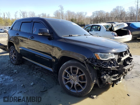 2020 Jeep Grand Cherokee High Altitude with VIN 1C4RJFCT1LC304857, listed as a Copart auction lot 45962315 with 73,453 mi miles and Salvage title. Bid and sale history available at DreamBid. Image 4.