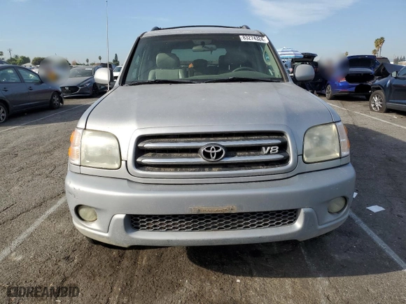 2002 Toyota Sequoia Limited with VIN 5TDZT38AX2S072840, listed as a Copart auction lot 83274324 with 316,545 mi miles and Clean Title. Bid and sale history available at carsss.com. Image 5.