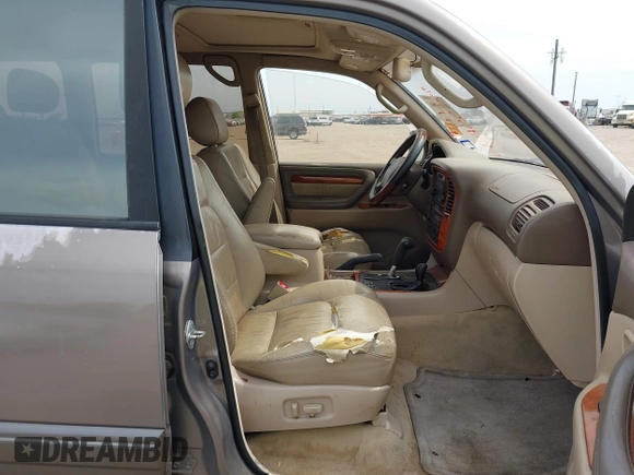 1999 Lexus LX 470 with VIN JT6HT00W8X0068157, listed as a IAAI auction lot 41955366 with 291,014 mi miles and . Bid and sale history available at DreamBid. Image 5.