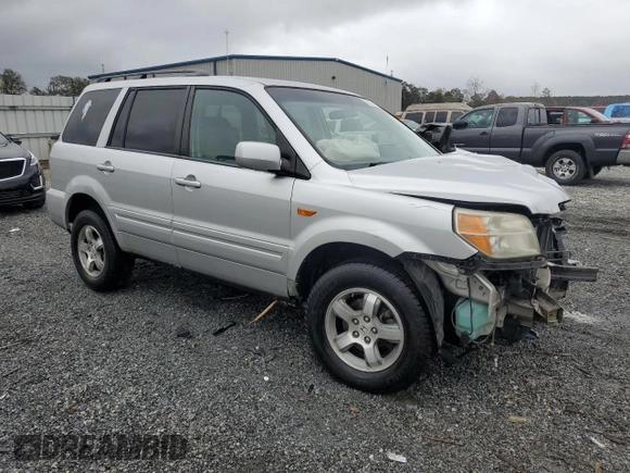 2007 Honda Pilot EX-L with VIN 5FNYF28777B021535, listed as a Copart auction lot 79823904 with 282,340 mi miles and Salvage Title. Bid and sale history available at DreamBid. Image 4.