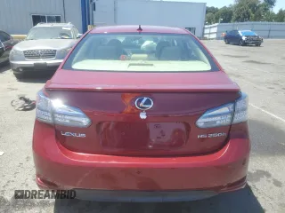 2010 Lexus HS with VIN JTHBB1BA4A2026944, listed as a Copart auction lot 62147964 with Not Provided miles and Salvage Title. Bid and sale history available at carsss.com. Image 6.