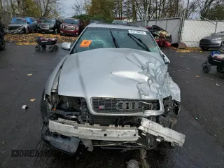 2001 Audi S4 with VIN WAURD68D61A009655, listed as a Copart auction lot 81770434 with 0 mi miles and Salvage Title. Bid and sale history available at carsss.com. Image 5.