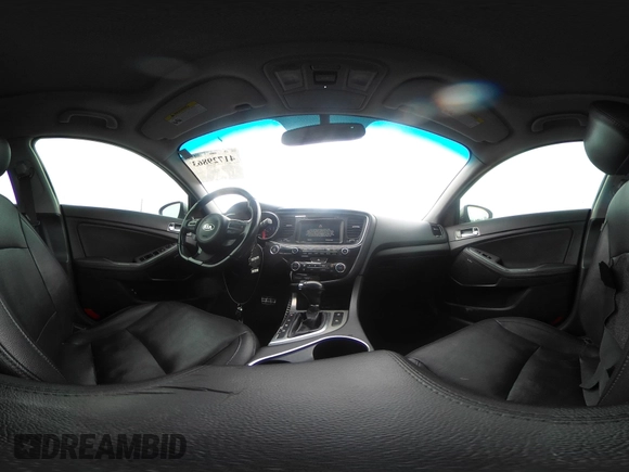 2014 Kia Optima SXL Turbo with VIN 5XXGR4A69EG312273, listed as a IAAI auction lot 41729863 with 107,660 mi miles and . Bid and sale history available at DreamBid. Image 18.