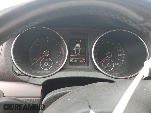 2012 Volkswagen Golf TDI z VIN WVWDM7AJ8CW290642, wystawiony jako Copart lot #64301855 z przebiegiem 156 570 mil mil oraz Szkoda całkowita • Salvage title. Historia ofert i sprzedaży dostępna na DreamBid. Obrazek 9.