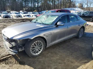 2023 Genesis G80 2.5T with VIN KMTGB4SC7PU197227, listed as a Copart auction lot 46578975 with 42,543 mi miles and Clean Title. Bid and sale history available at carsss.com. Image 1.