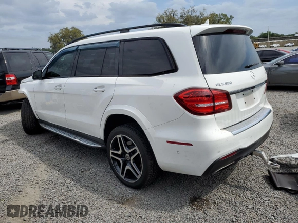 2017 Mercedes-Benz GLS 550 with VIN 4JGDF7DE0HA935289, listed as a Copart auction lot 49321194 with 61,205 mi miles and . Bid and sale history available at DreamBid. Image 2.