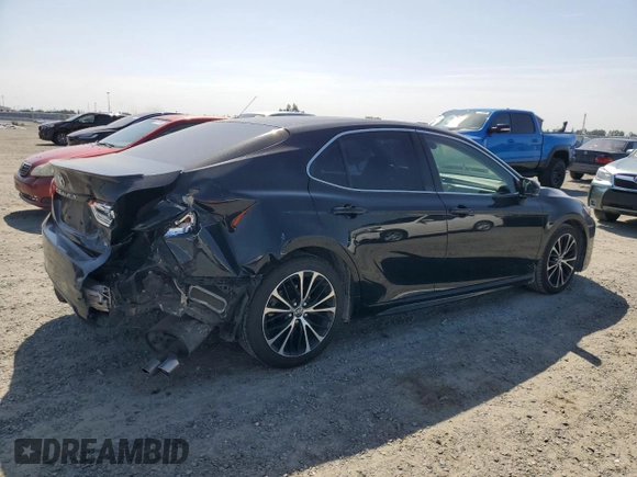 2018 Toyota Camry LE with VIN JTNB11HK9J3055995, listed as a Copart auction lot 54940115 with 110,048 mi miles and Salvage title. Bid and sale history available at DreamBid. Image 3.